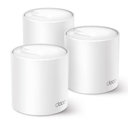 Router Inalambrico Tp-Link Deco X50 Pro(3-Pack) 2.4-5Ghz/Doble Banda/2 Puertos 2.5Gb/Cobertura Wi-Fi Mesh Sin Fisuras De Hasta 600 M2/150 Dispositivos