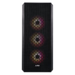 Gabinete Xpg Defender-Bkcww/Media Torre/Argb Midi-Tower/Sin Fuente/3 Ventiladores Instalados/Micro-ATX/Negro