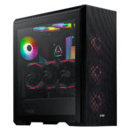 Gabinete Xpg Defender-Bkcww/Media Torre/Argb Midi-Tower/Sin Fuente/3 Ventiladores Instalados/Micro-ATX/Negro