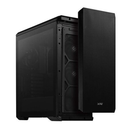 Gabinete Xpg Defender-Bkcww/Media Torre/Argb Midi-Tower/Sin Fuente/3 Ventiladores Instalados/Micro-ATX/Negro