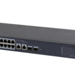 Switch Dahua Dh-Cs4218-16Et-135 PoE De18 Puertos, 16 Puertos PoE 10/100, 2 Puertos Uplink 10/100/1000 + 2 Puertos Sfp, 135W, Hasta 250Mts, Carcasa Metalica, Switching 7.2 Gbps