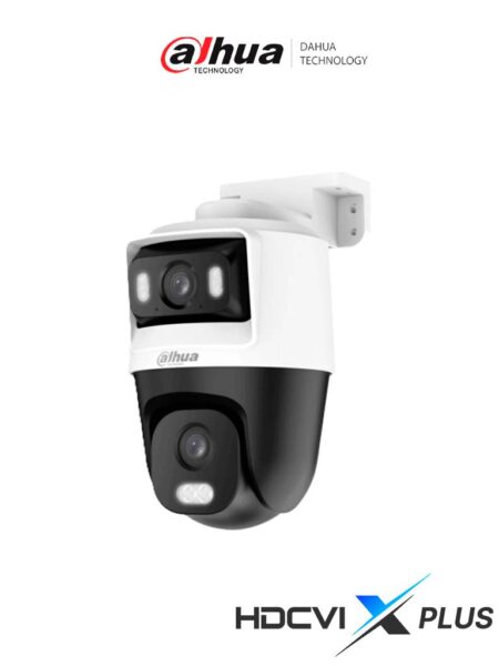 Camara Pt Dahua Dh-Hac-Pts1500Cn-E2-Il-A 2+2Mpx/Doble Lente 2.8-6Mm/Iluminador Dual Inteligente/Microfono Incorporado/Ir 50M/Campo De Vision 111°/Policarbonato