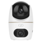 Camara IP Pt Dual Dahua Dh-Hpt1339Dd-Stw-3E2-Il 6Mpx/2 Lentes De 2K/30 Ir Y Luz Visible/Boton De Llamada/Audio 2 Vias/Deteccion De Humanos Y Mascotas
