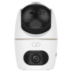 Camara IP Pt Dual Dahua Dh-Hpt1339Dd-Stw-3E2-Il 6Mpx/2 Lentes De 2K/30 Ir Y Luz Visible/Boton De Llamada/Audio 2 Vias/Deteccion De Humanos Y Mascotas