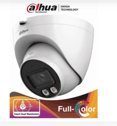 Camara Domo IP Dahua Dh-Ipc-Hdw2449T-S-Il De 4Mpx/2.8Mm/Con Iluminador Dual Inteligente+Full Color/Wizsense/95°/30M De Ir Y Luz Visible/Metalica/Ranura MicroSD/Wdr De 120Db/Smd Plus/PoE