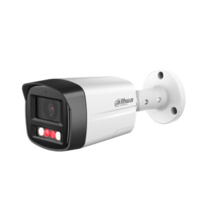 CAMARA IP BULLET DAHUA DH-IPC-HFW2549TL-S-PV 5MPX/LENTE 2.8MM/ILUMINADOR DUAL/DISUASION ACTIVA/SIRENA Y ESTROBO/WIZSENSE/IR 30M/WDR REAL/POE/AUDIO BIDIRECCIONAL/RANURA MICROSD