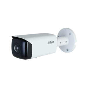 CAMARA IP BULLET PANORAMICA DAHUA DH-IPC-HFW3441T-AS-P 4MPX/LENTE DE 2.1 MM/IR 20 M/DETECCION DE MOVIMIENTO INTELIGENTE/PROTECCION PERIMETRAL/POE/WDR/H.265+/IP67/MIICROFONO/E/S ALARMA