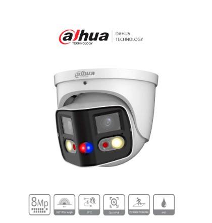 Dahua Ipc-Pdw3849-A180-As-Pv Cámara IP Wizsense Eyeball Con Multivisión En Dos Sensores De 4Mp – 180°. Ir De 25 M, LED De 20 M, Eptz, Micrófono IP67