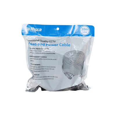 Cable Coaxial Bnc/dc Macho-bnc Macho/dc Hembra 30 Metros Dahua Dh-pfm942i-30-5