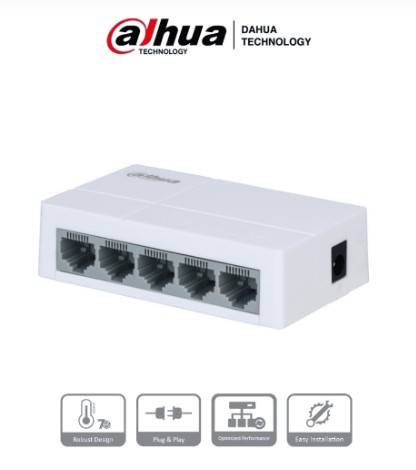 Switch Dahua 5 Puertos Dh-Pfs3005-5Et Nb –