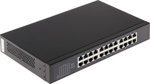 SWITCH GIGABIT DE 24 PUERTOS NO ADMINISTRABLE DAHUA DH-PFS3024-24GT CARCASA METALICA