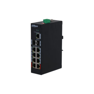 SWITCH GIGABIT DAHUA DH-PFS3211-8GT-120 DE 9 PUERTOS/NO ADMINISTRABLE/120W/33GBPS