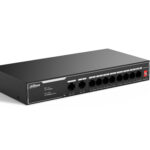 Switch PoE Dahua Dh-Sf1010Lp 10 Puertos Fast Ethernet/8 Puertos PoE 10/100/2 Puertos Uplink Rj-45/No Administrable/Proteccion Contra Descargas