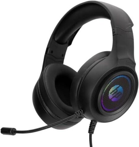 Auriculares Estéreo Para Juegos Con USB HP Dhe-8008U USB. Luz Rgb