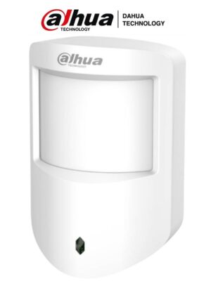 SENSOR PIR INALAMBRICO INTERIOR DAHUA DHI-ARD1233-W2 LED INDICADOR/3 NIVELES DE SENSIBILIDAD/COMPENSACION AUTOMATICA DE TEMPERATURA