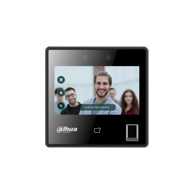 Control De Acceso Con Reconocimiento Facial Dahua Dhi-Asi3214A-W Pantalla Touch De 4.3″/3000 Rostros/5000 Huellas/3000 Tarjetas Mifare/WiFi/ Tcp/IP