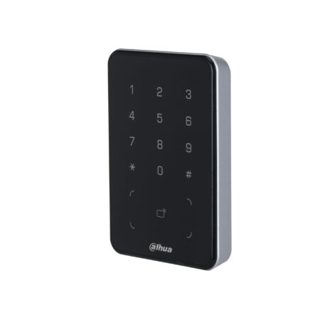 Dahua Dhi-Asr2101A – Lectora De Tarjetas Mifare Con Teclado Touch/ Para Password/ Conexión Rs-485 Y Wiegand/ Leds Rojo Y Verde/ Fondo De Luz Azul –