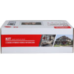 Kit De Videoportero Hibrido Dahua Dhi-Kth01/1.3Mp/Frente De Calle Analogico Con Camara/Monitor Touch De 7" WiFi/4 Hilos Al Frente De Calle/Soporta Camaras IP/Compatible App Dmss/Apertura Remota Puerta