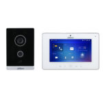Kit De Videoportero IP WiFi Dahua Dhi-Ktw01 2Mp, Monitor Con Pantalla De 7" LCD Touch, Ranura MicroSD, Controla 2 Puertas, 6 Entradas De Alarmas, 8 Zonas De Alarma