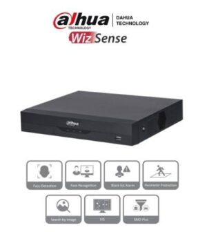 NVR 16 CANALES IP DAHUA DHI-NVR2116HS-I2/8MPX/WIZSENSE/CON IA/RENDIMIENTO DE 144MBPS/SMART H.265+/1 PUERTO SATA 10TB/HDMI/VGA/ONVIF