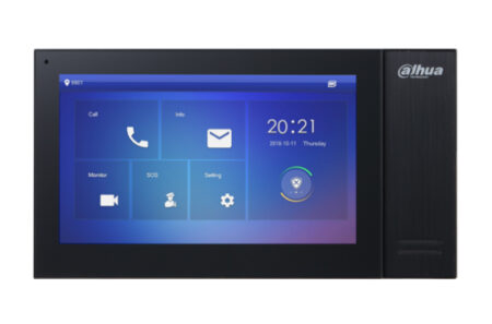 Dahua Vth2421Fb-P – Monitor IP Táctil De 7 Serie Pro – Con 8Gb De Memoria, PoE, Ranura MicroSD, 6 E/S De Alarma, Y Hasta 9 Monitores Adicionales