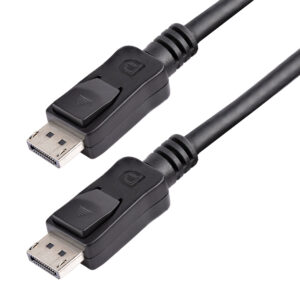CABLE C/CIERRE DE SEGURIDAD DISPLAYPORT M-M DE 1.8 METROS