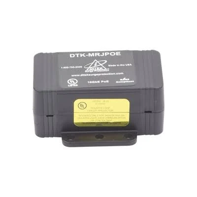 Protector Contra Sobretensiones Ditek Dtk-Mrjpoe, PoE/Hipoe Hasta 10 Gbe, Para Camaras IP PoE, Wap, Control De Acceso, Iluminacion PoE