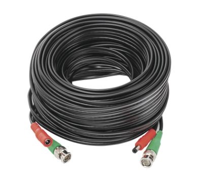 Cable Coaxial De Video HD Y Alimentacion 20Mts. Diy-20M-HD