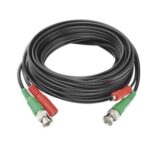 Cable Coaxial Epcom Powerline Diy-5M-HD 5Mts, Bnc Rg59, Siames, Extension De Cable Para 4K, Color Negro
