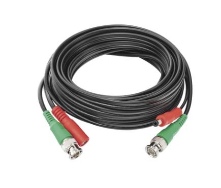 Cable Coaxial Epcom Powerline Diy-5M-HD 5Mts, Bnc Rg59, Siames, Extension De Cable Para 4K, Color Negro