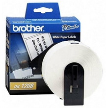 Etiqueta Brother Dk1208 Precortada/38Mmx90.3Mm/400 Etiquetas/Blanco