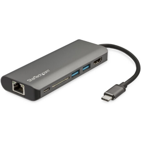 Adaptador Multipuertos HDMI Lector SD – 2Xa 1Xc – Pd 3.0