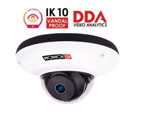 Camara Antivandalica IP 2 Mp, Lente 2.8Mm (108°), De Dia Detecta Hasta 40 Mts/Reconoce: 8 Mts/Idetifica: 4 Mts, Ir 10 Mts, RF, Checkpoint,Micro,IP67