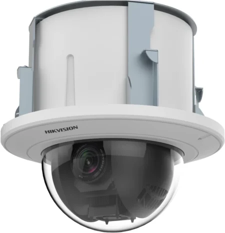 Camara Domo Ptz IP Hikvision Ds-2De5225W-Ae3(T5) 2Mp/25X Zoom/Uso En Plafon/Acusense/Darkfighter/Ik10/Entrada Y Salida De Audio Y Alarmas/Wdr 120Db/Hlc/Eis/PoE+/Metal/MicroSD
