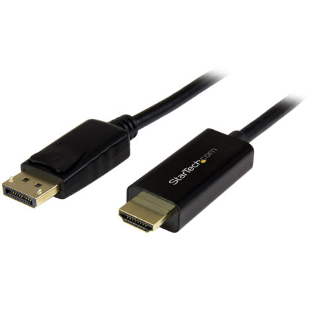 Cable Convertidor Displayport A HDMI De 2M Negro Ultra HD 4K