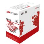 Bobina De Cable Utp Cat5E (24 Awg) Hikvision Ds-1Ln5E-Sw Color Blanco, Pvc (Cm), Uso En Interior, 100% Cobre, 305Mts