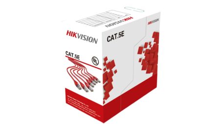 Bobina De Cable Utp Cat5E (24 Awg) Hikvision Ds-1Ln5E-Sw Color Blanco, Pvc (Cm), Uso En Interior, 100% Cobre, 305Mts