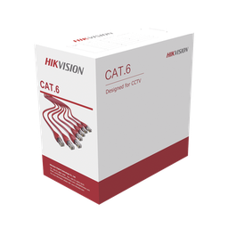 Bobina De Cable Utp Cat6 Hikvision Ds-1Ln6U-G 305 Metros, 3 Awg), Color Gris, Pvc (Cm), Uso En Interior, 100% Cobre
