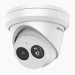 Turret IP 6 Megapixel / Lente 2.8 Mm / 30 Mts Ir Exir /Exterior Ip66 / Wdr 120 Db / PoE / Acusense (Evita Falsas Alarmas) / Micrófono Integrado -