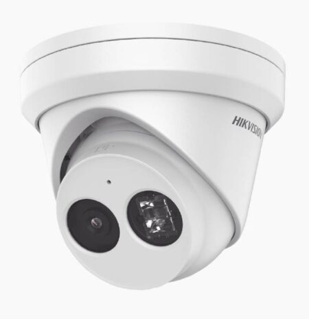 Turret IP 6 Megapixel / Lente 2.8 Mm / 30 Mts Ir Exir /Exterior Ip66 / Wdr 120 Db / PoE / Acusense (Evita Falsas Alarmas) / Micrófono Integrado -