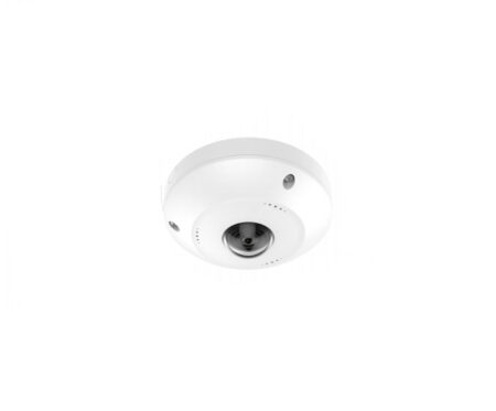Camara Fisheye IP Hikvision Ds-2Cd2945Fwd 4Mp/Panoramica 180°-360°/Exterior IP67/Ik10/PoE/Multiples Vistas Por Ivms-4200