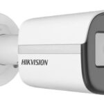 Camara Bala Turbohd Hikvision Ds-2Ce10Df0T-F, 1080P/Imagen A Color 24/7/Lente 2.8Mm/Metal/Luz Blanca 20 Mts/IP67/Tvi-Ahd-Cvi-Cvbs/Dwdr