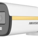 Camara Bala Turbohd Hikvision 4K/Imagen A Color 24/7/Lente 3.6Mm/Metal/Luz Blanca 40 Mts/IP67/Wdr 130Db/4 Tecnologias, Ds-2Ce12Uf3T-E