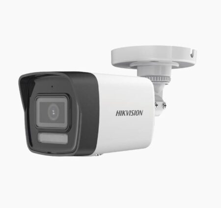 Camara Bala Turbohd 3K Hikvision Ds-2Ce16K0T-Lfs, 5Mp/Lente 2.8 Mm/30 Mts Ir + 20 Mts Luz Blanca/Exterior IP67/Microfono Intergrado/Dwdr