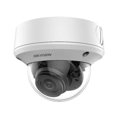 Camara Domo Turbohd 4K Hikvision Ds-2Ce5Au1T-Avpit3Zf 8Mpx/Lente Mot. 2.7 A 13.5 Mm/40 Mts Ir Exir/IP67/12 Vcc/24 Vca/ Tvi-Ahd-Cvi-Cvbs/9 A 15 Vcc
