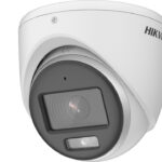 Camara Turret Turbohd Hikvision Ds-2Ce70Kf0T-Mfs 3K 5Mp/Lente 2.8Mm/Imagen A Color 24/7/20 Mts Luz Blanca/Exterior IP67/Dwdr/4 Tecnologias/Microfono Integrado