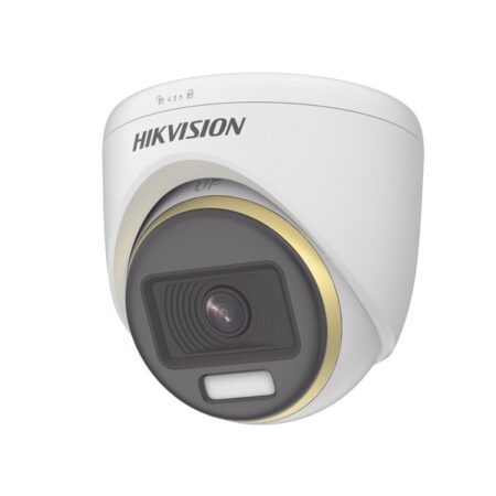 Camara Turret Turbohd Hikvision Color Vu Ds-2Ce72Uf3T-E 4K/ Imagen A Color 24/7/Lente 2.8Mm/Luz Blanca 40Mts/Exterior IP67/Wdr 130Db, Ds-2Ce72Uf3T-E