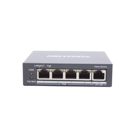 Switch Gigabit PoE+ / No Administrable / 4 Puertos 10/100/1000 Mbps PoE+ / 1 Puerto 10/100/1000 Mbps Uplink / 35 W –