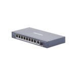 Switch PoE+ Hikvision Ds-3E0510Hp-E 6 Puertos 10/100/1000 Mbps PoE+, 2 Puertos 1000 PoE(90 W), 1 Puerto 1000 Mbps Uplink + 1 Puerto Sfp, PoE Hasta 250 Mts, 110 W