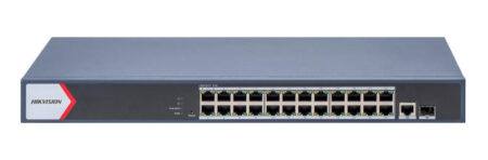 Ds-3E1526P-Ei Switch Gigabit PoE+ / Monitoreable / 24 Puertos 1000 Mbps PoE+ / 1 Puerto 100 Uplink / 1 Puerto 1000 Mbps Uplink –